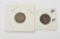 TWO (2) FLYING EAGLE CENTS - 1857 and 1858
