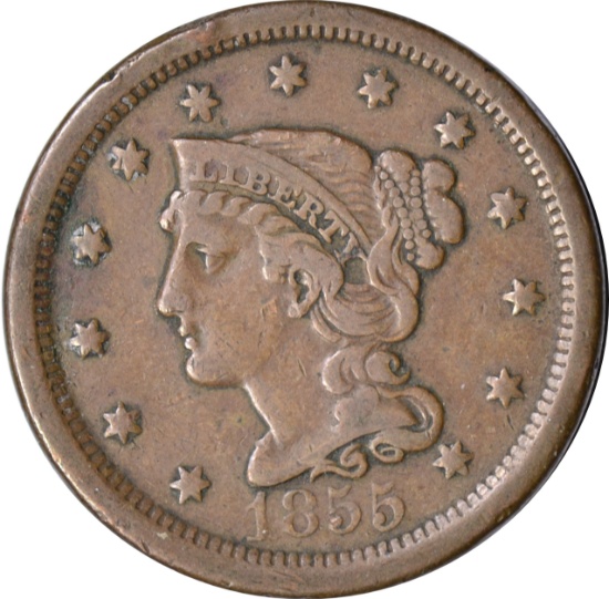 1855 LARGE CENT