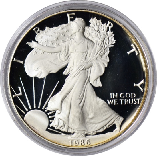 1986 PROOF SILVER EAGLE