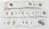 60 BARBER DIMES from 1893-S to 1916-S