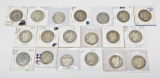 19 BARBER HALVES from 1897 to 1915-D