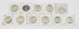 11 - 40% SILVER KENNEDY HALVES including 1970-D & 1970-S