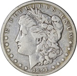 1891-CC MORGAN DOLLAR