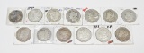 13 BETTER DATE MORGAN DOLLARS - 1885-S to 1904-S
