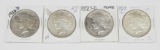 FOUR (4) BETTER DATE PEACE DOLLARS - 1926-D, (2) 1927-D, 1927-S