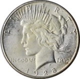 1928-S PEACE DOLLAR - ABOUT UNCIRCULATED
