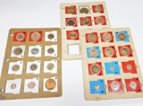 NICE LOT OF 31 TOKENS & MEDALLIONS