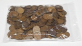 300 WHEAT CENTS - 1909 to 1919 - SEVERAL MINT MARKED