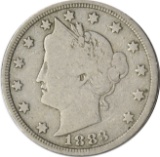 1883 WITH CENTS LIBERTY NICKEL