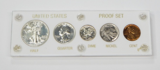 1937 PROOF SET IN CAPITAL HOLDER