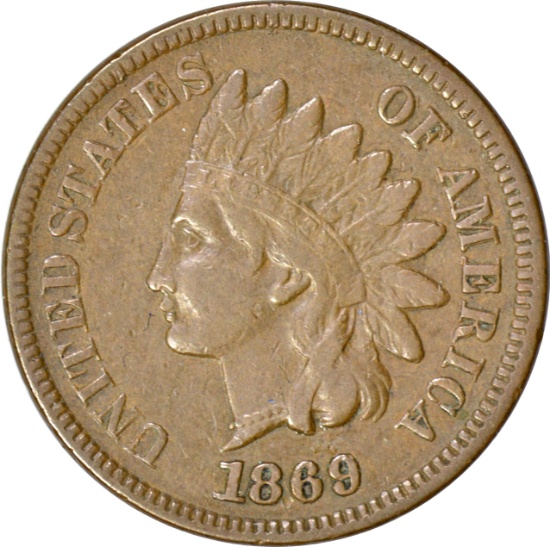 1869 INDIAN HEAD CENT