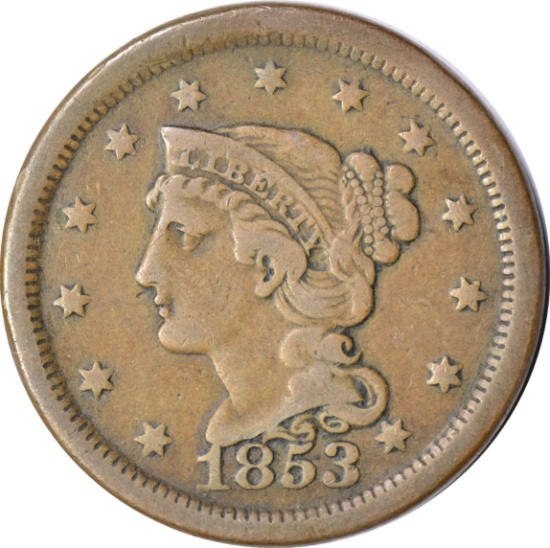 1853 LARGE CENT