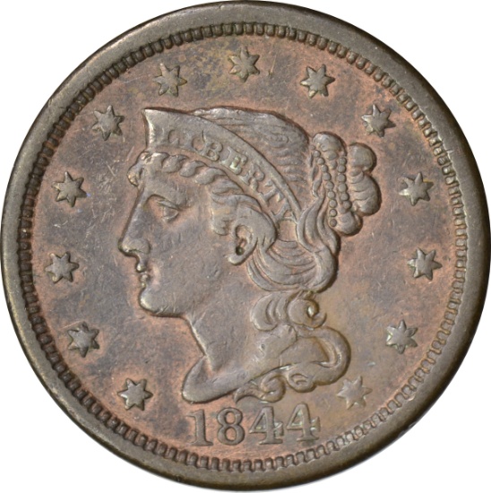 1844 LARGE CENT