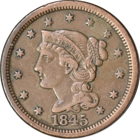 1845 LARGE CENT