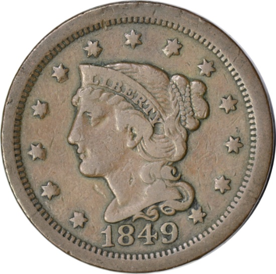 1849 LARGE CENT