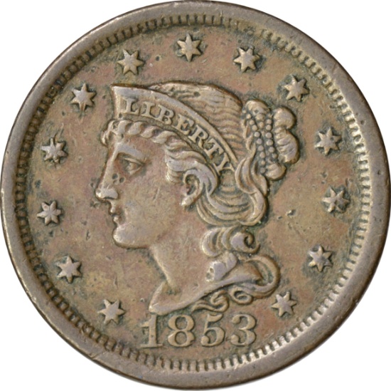 1853 LARGE CENT