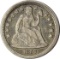 1857 SEATED LIBERTY DIME