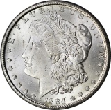 1884-CC MORGAN DOLLAR - LAMINATION MINT ERROR - UNCIRCULATED