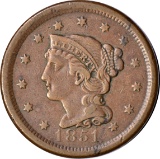 1851 LARGE CENT