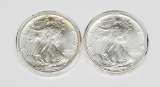 TWO (2) UNCIRCULATED 1994 SILVER EAGLES