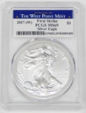 2017 (W) SILVER EAGLE - PGCS MS69 FIRST STRIKE