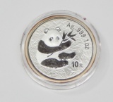 CHINA - 2000 1 OZ SILVER PANDA - FROSTED RING VARIETY