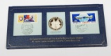 1975 STERLING SILVER PROOF APOLLO-SOYUZ SPACE MISSION COMMEMORATIVE