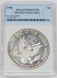 1988 TOTEM POLE .999 1 OZ SILVER ROUND in HOLDER