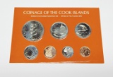 COOK ISLANDS - 1975 BRILLIANT UNCIRCULATED SPECIMEN SET