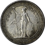 GREAT BRITAIN - 1911 SILVER TRADE DOLLAR