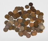 100 MIXED INDIAN HEAD CENTS