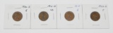 FOUR (4) EARLY LINCOLN CENTS - 1910-S, 1912-D, 1915, 1922-D