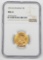 CANADA - 1914 $5 GOLD PIECE - NGC MS61