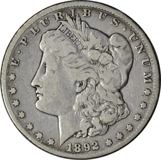 1892-CC MORGAN DOLLAR