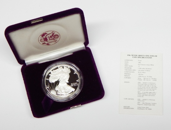 1992 PROOF SILVER EAGLE in BOX