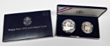1991-1995 WORLD WAR II COMMEMORATIVE TWO-COIN PROOF SET