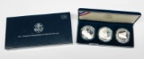 1994 U.S. VETERANS COMMEMORATIVE THREE-COIN PROOF SILVER DOLLAR SET