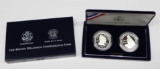 2000 LEIF ERICSON U.S. and ICELANDIC PROOF TWO-COIN SILVER DOLLAR SET