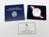 2011 MEDAL of HONOR COMMEMORATIVE UNCIRCULATED SILVER DOLLAR