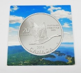 CANADA - 2014 $20 FLYING GOOSE- 1/4 TROY OZ .9999 SILVER
