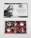 2008 STATE QUARTERS SILVER PROOF SET