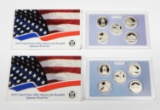 TWO (2) 2010 AMERICA THE BEAUTIFUL QUARTERS PROOF SETS