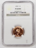 1959 LINCOLN CENT - NGC PF68 RED