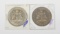ANTIGUA - TWO (2) 1970 FOUR DOLLAR COINS - UNCIRCULATED
