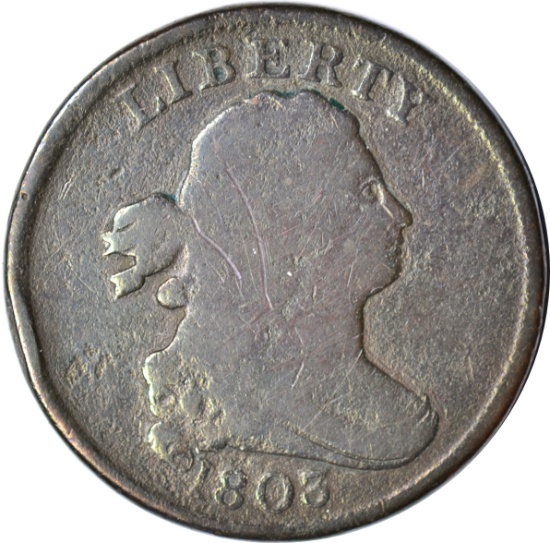 1803 HALF CENT