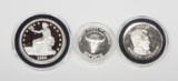 THREE (3) .999 FINE SILVER ROUNDS - 1.8 TROY OUNCES TOTAL