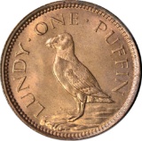 LUNDY - 1929 ONE PUFFIN - UNCIRCULATED