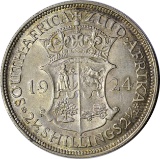 SOUTH AFRICA - 1924 2 1/2 SHILLINGS - SILVER COIN