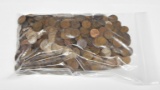 1,000 WHEAT CENTS dated 1909 to 1919 P/D/S