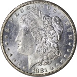 1881-CC MORGAN DOLLAR - UNCIRCULATED